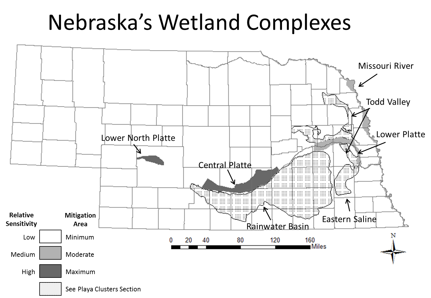 Wetland Complexes in Nebraska