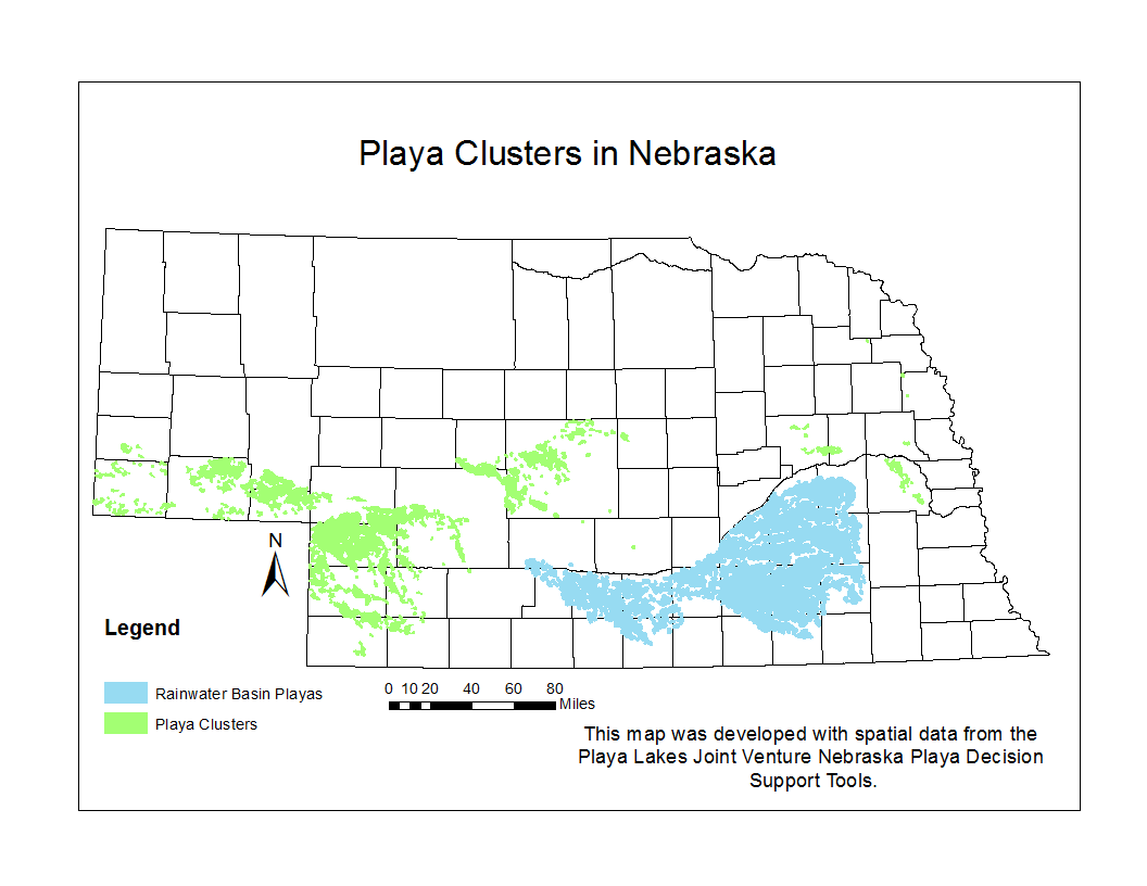 Playa Clusters in Nebraska